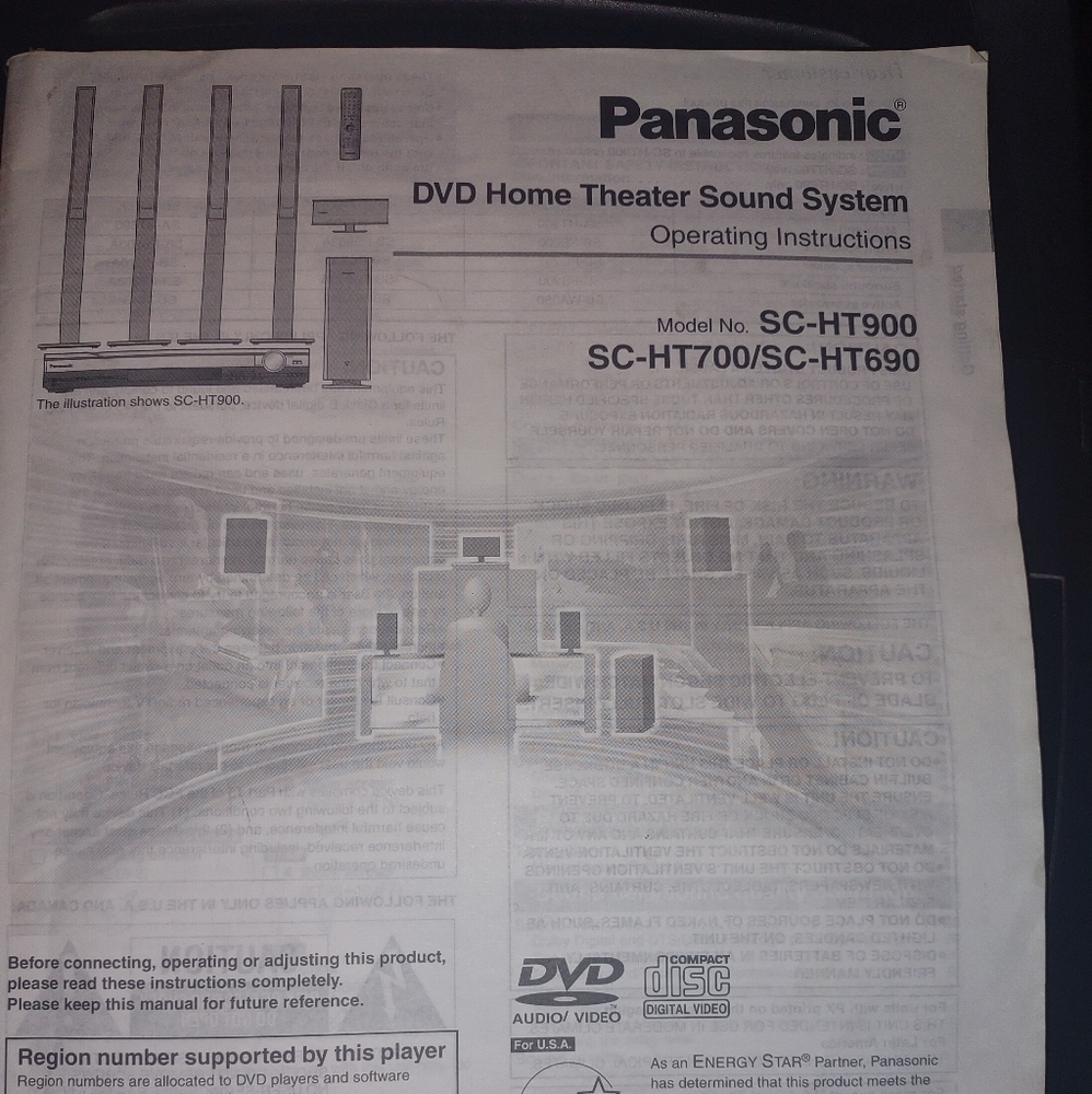 Panasonic surround sound sys